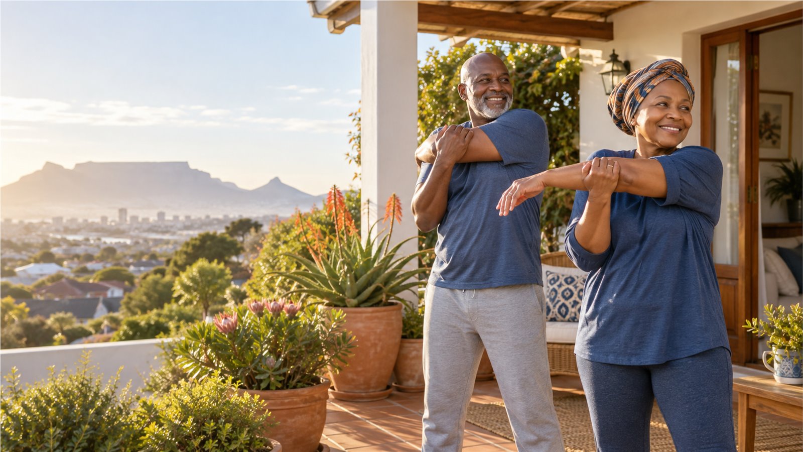 Healthy, confident South African lifestyle